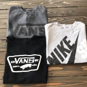 Bundle of boys large shirts